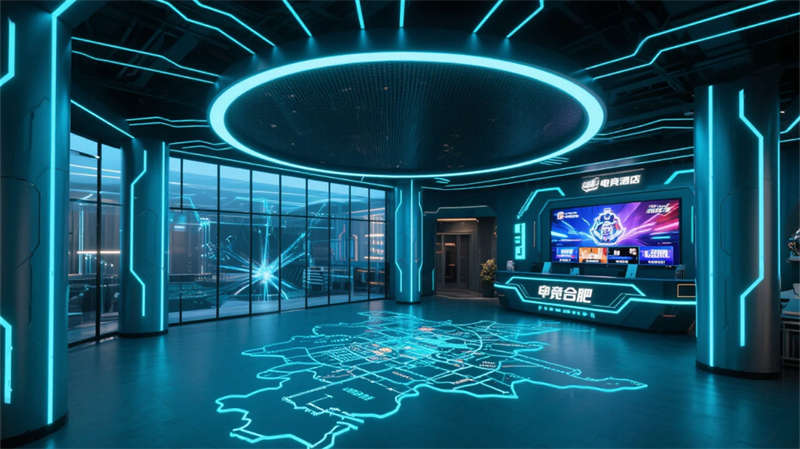 量子玩家·鏈接虛擬與現實的次元樞紐，合肥未來電競生態酒店設計